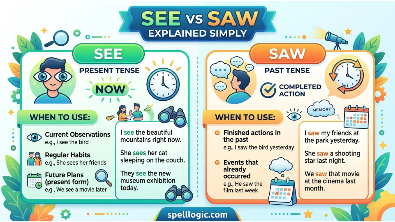 See vs Saw Explained Simply