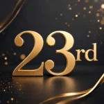 23rd or 23th