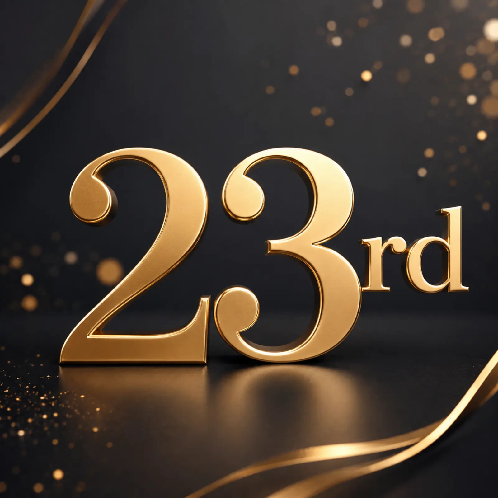23rd or 23th