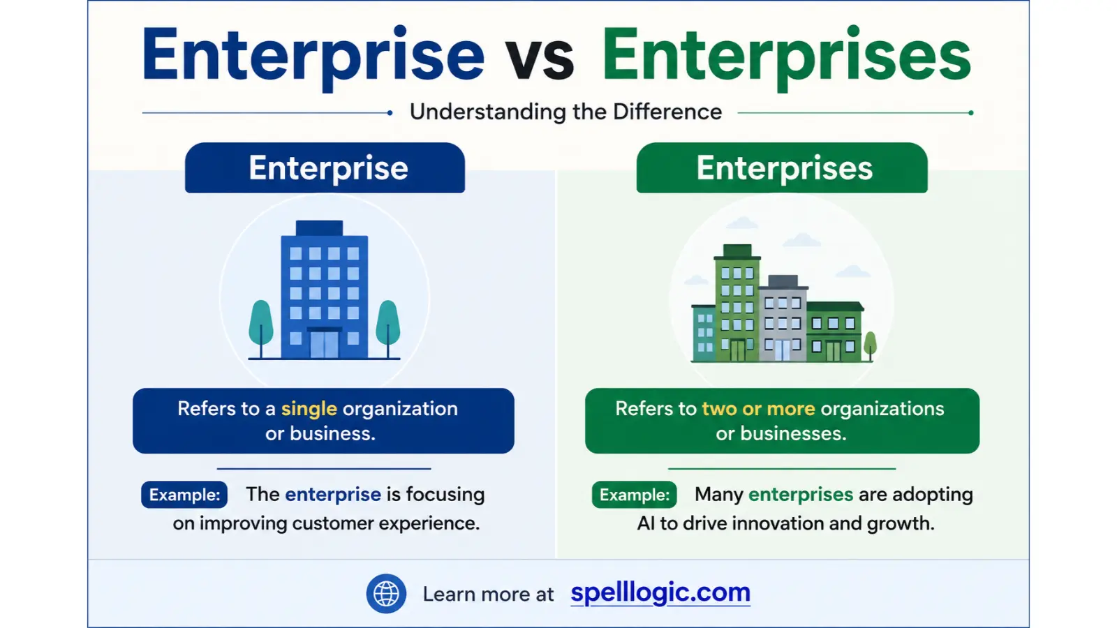 Enterprise vs Enterprises