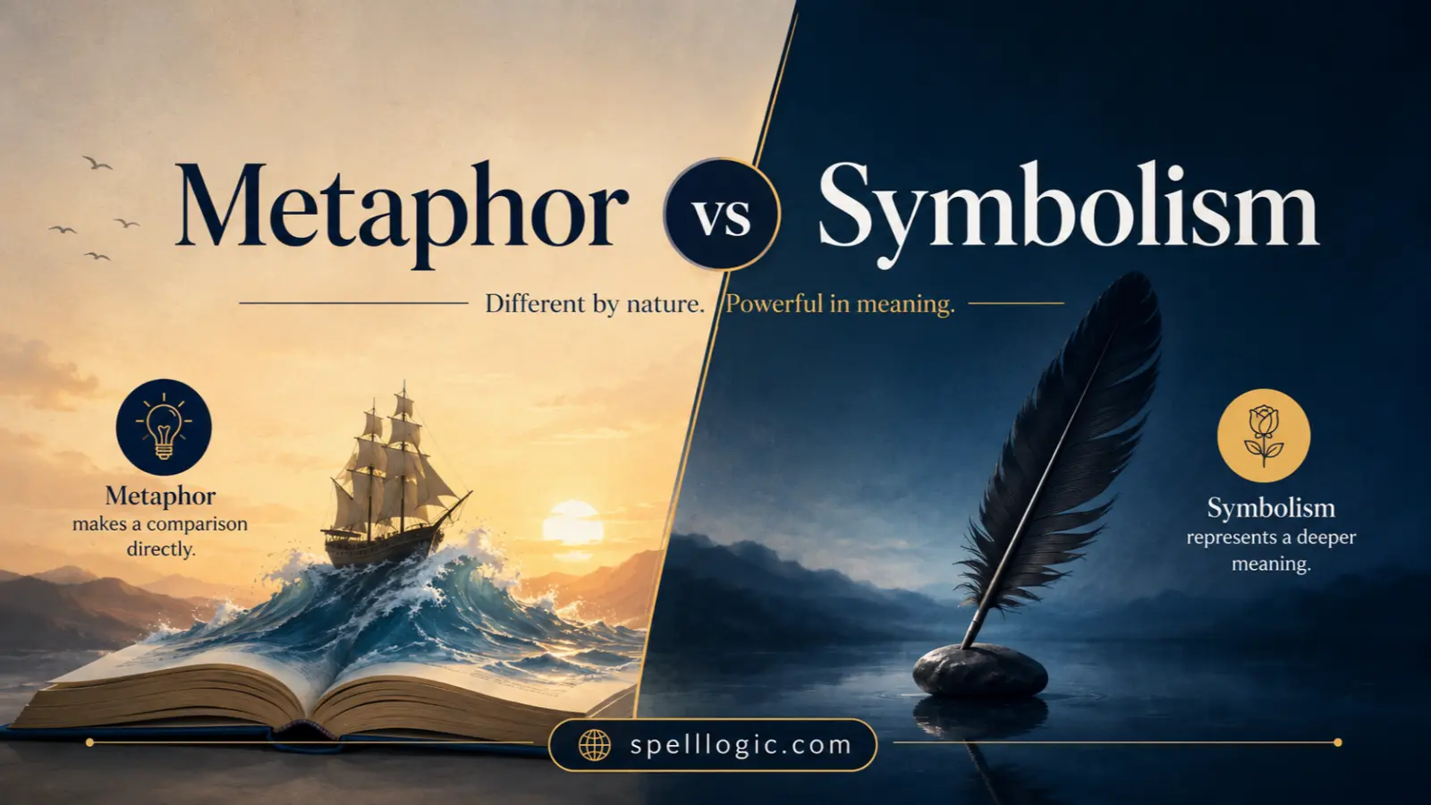 Metaphor vs Symbolism