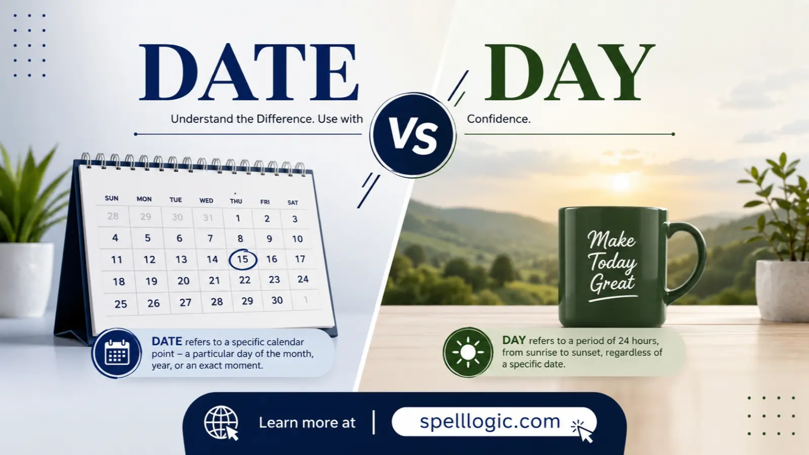 Date vs Day