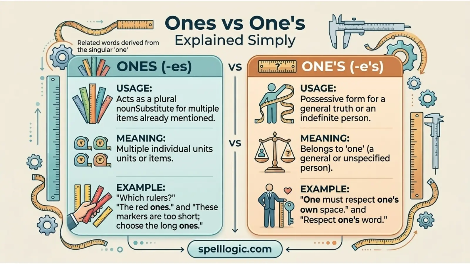 Ones vs One's Explained Simply