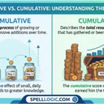 accumulative vs cumulative