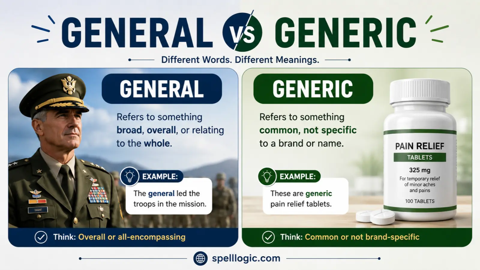 general vs generic