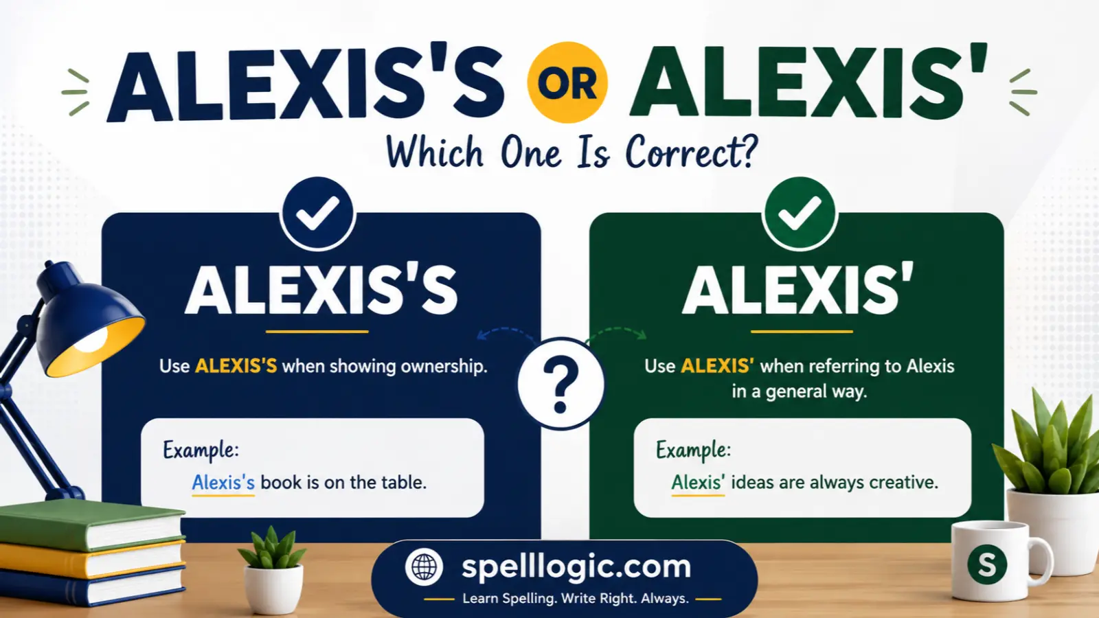 alexis's or alexis'