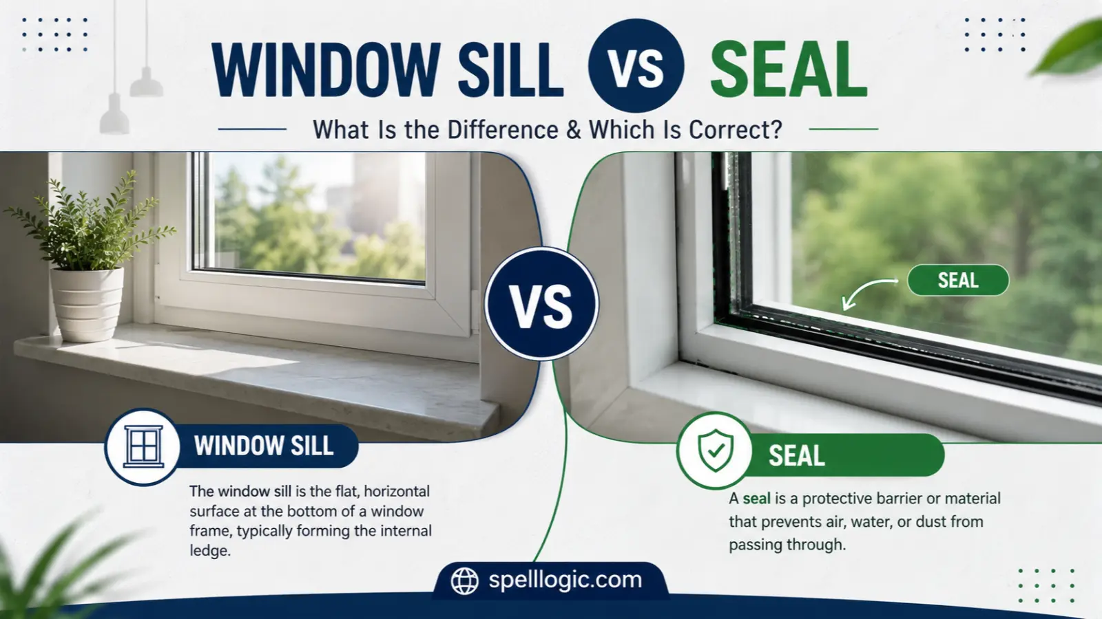 Window Sill vs Seal