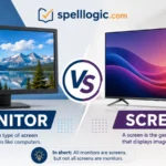 monitor vs screen