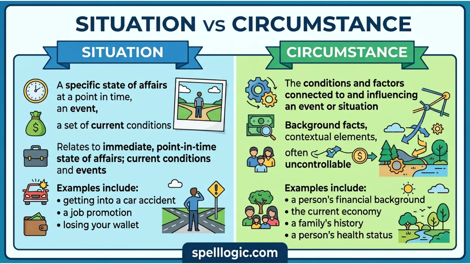 situation vs circumstance