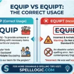 equip vs equipt