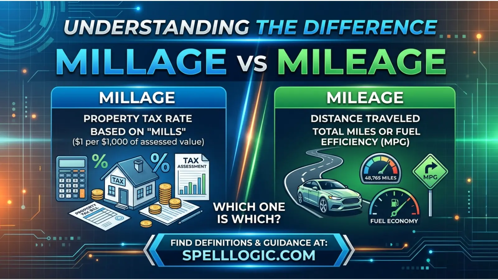 millage vs mileage