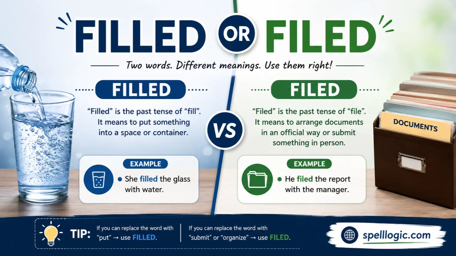 filled or filed