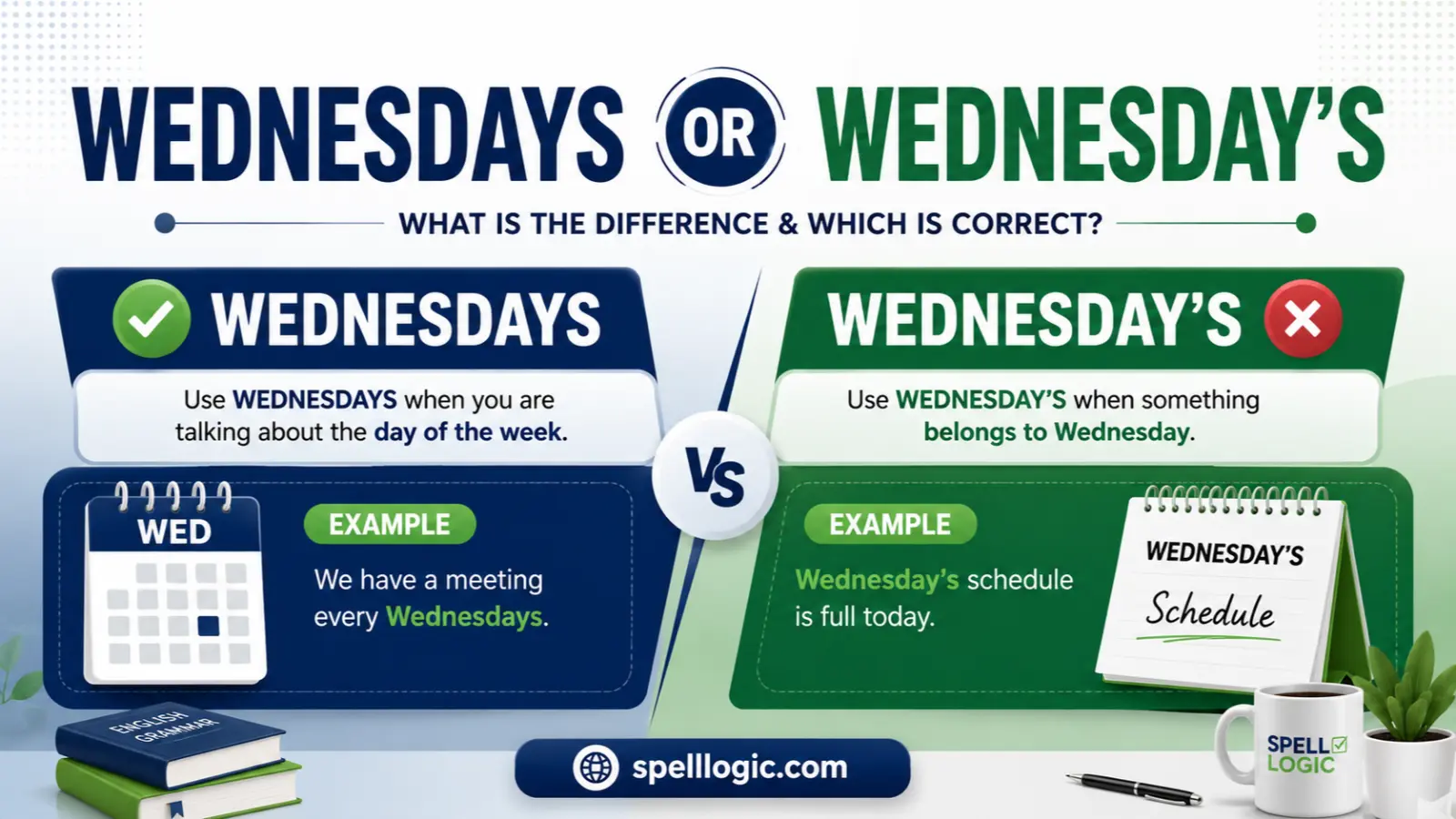 wednesdays or wednesday's