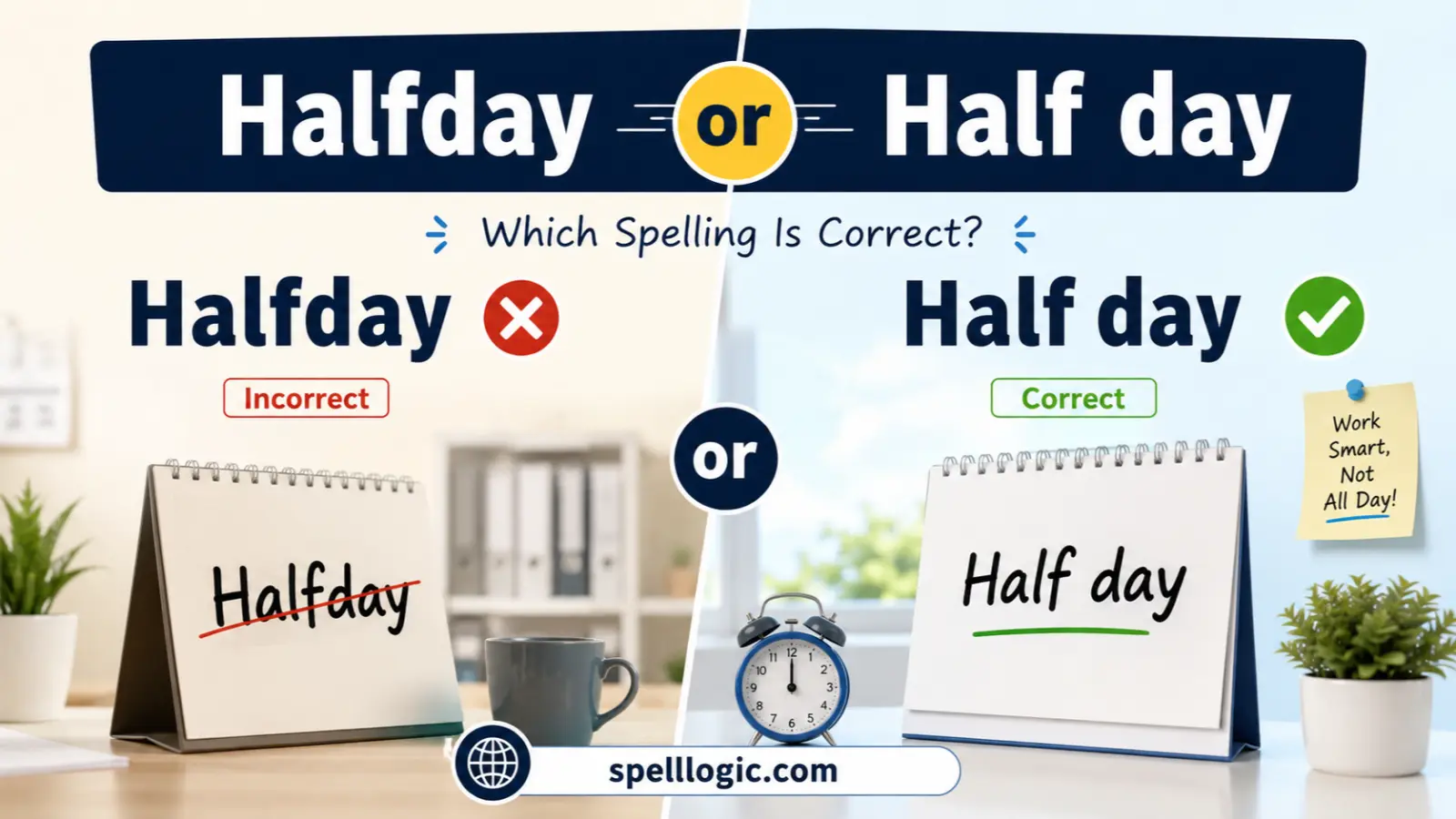 Halfday or Half day
