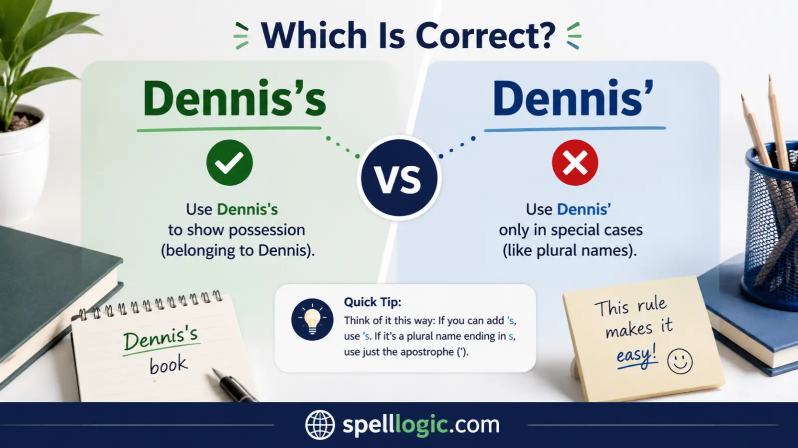 Dennis's or Dennis'
