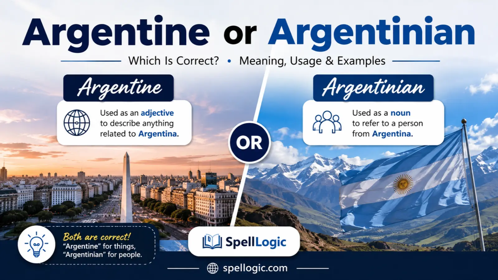 Argentine or Argentinian