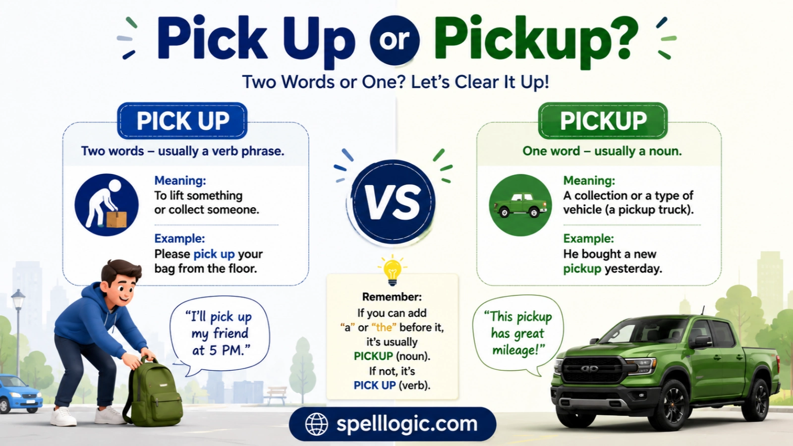 pick up or pickup