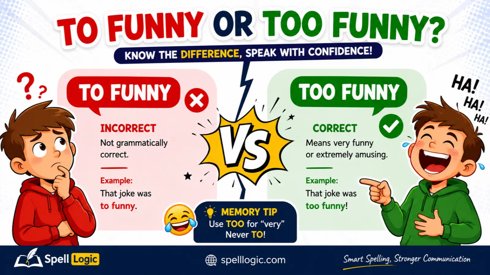 to funny or too funny