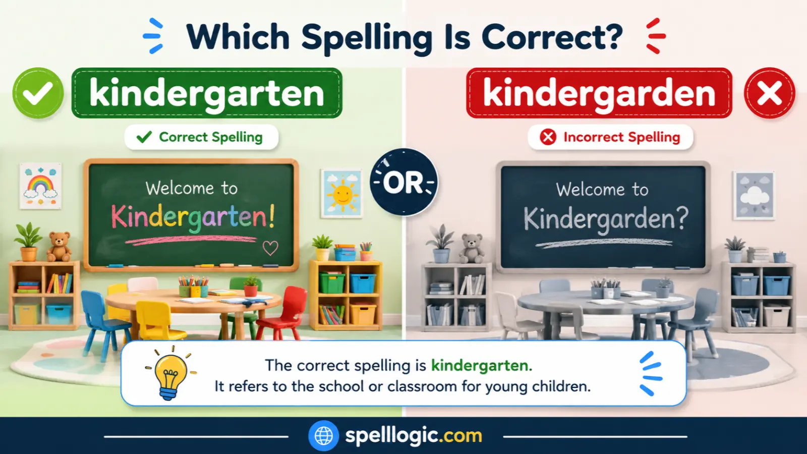 kindergarten or kindergarden