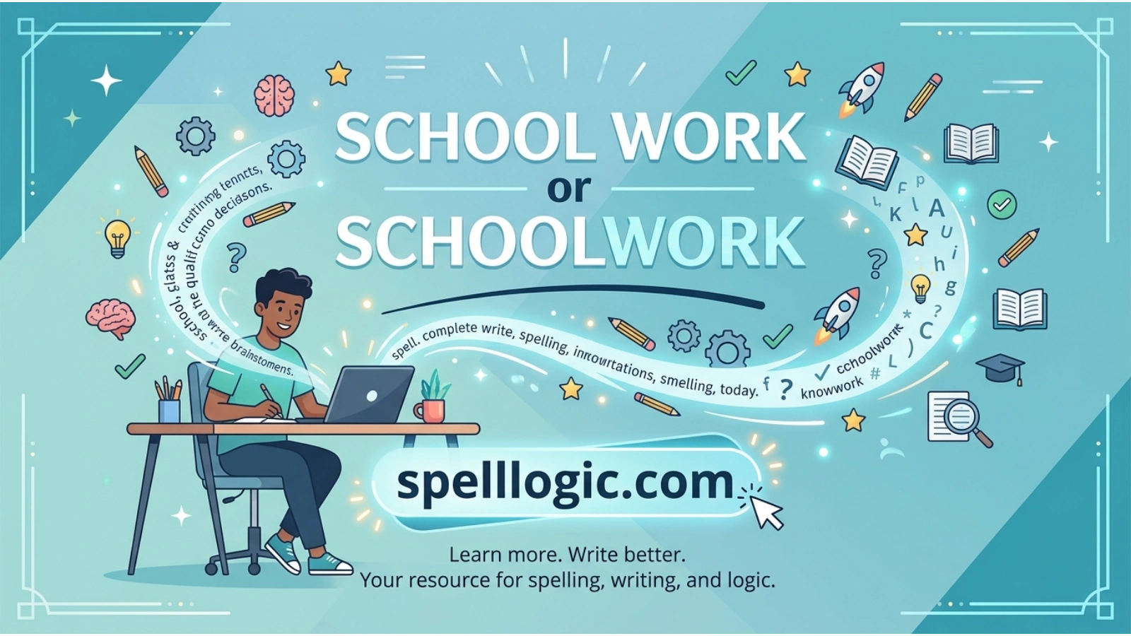 school work or schoolwork