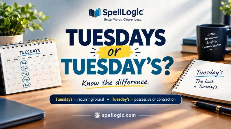 tuesdays or tuesday's