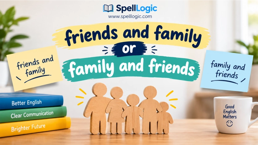 friends and family or family and friends