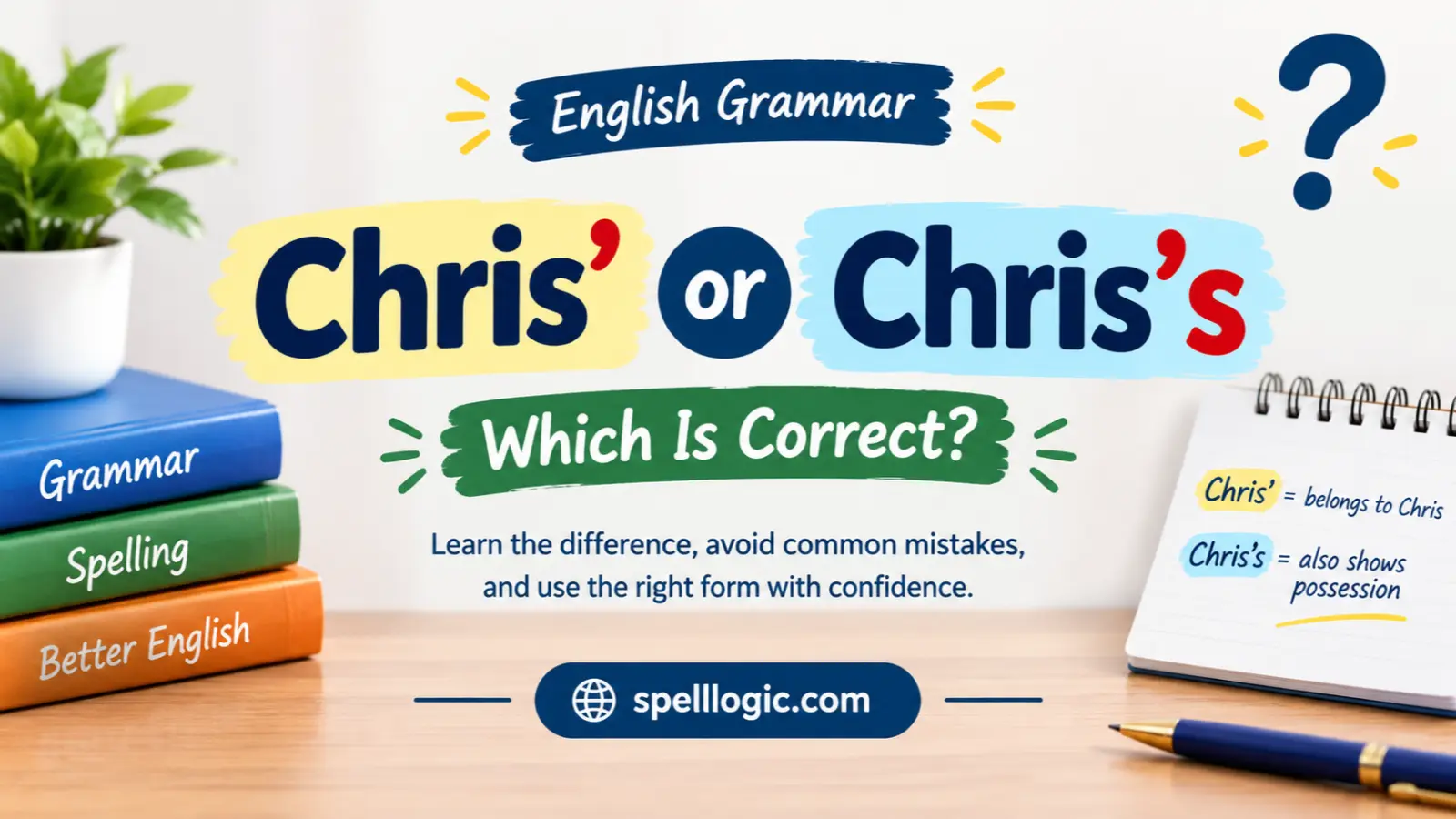 Chris' or Chris's