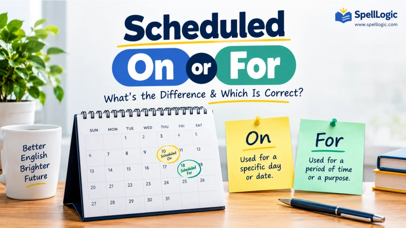 Scheduled On or For