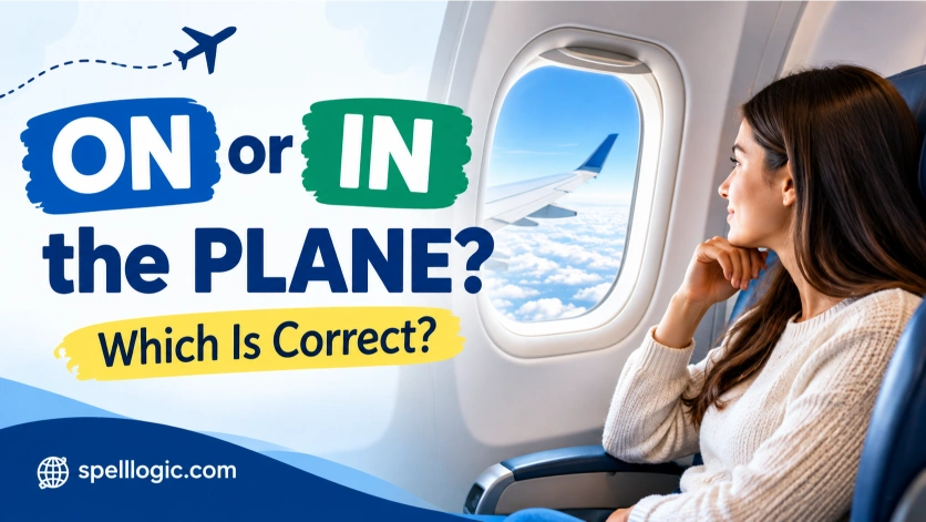 on or in the plane