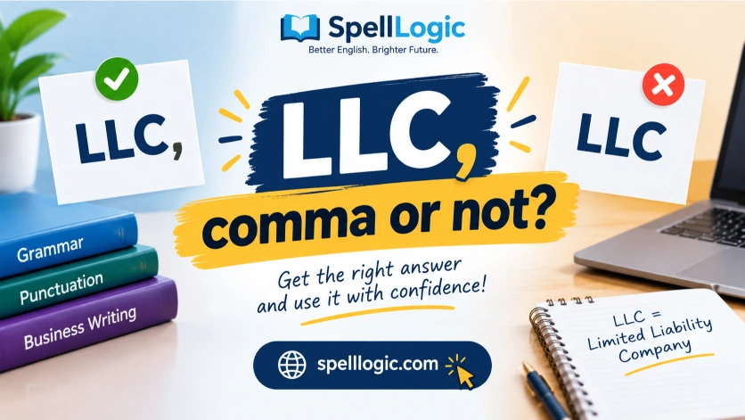 llc comma or not