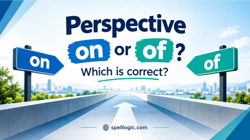 perspective on or of