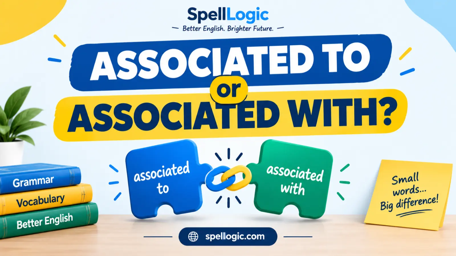 associated to or with