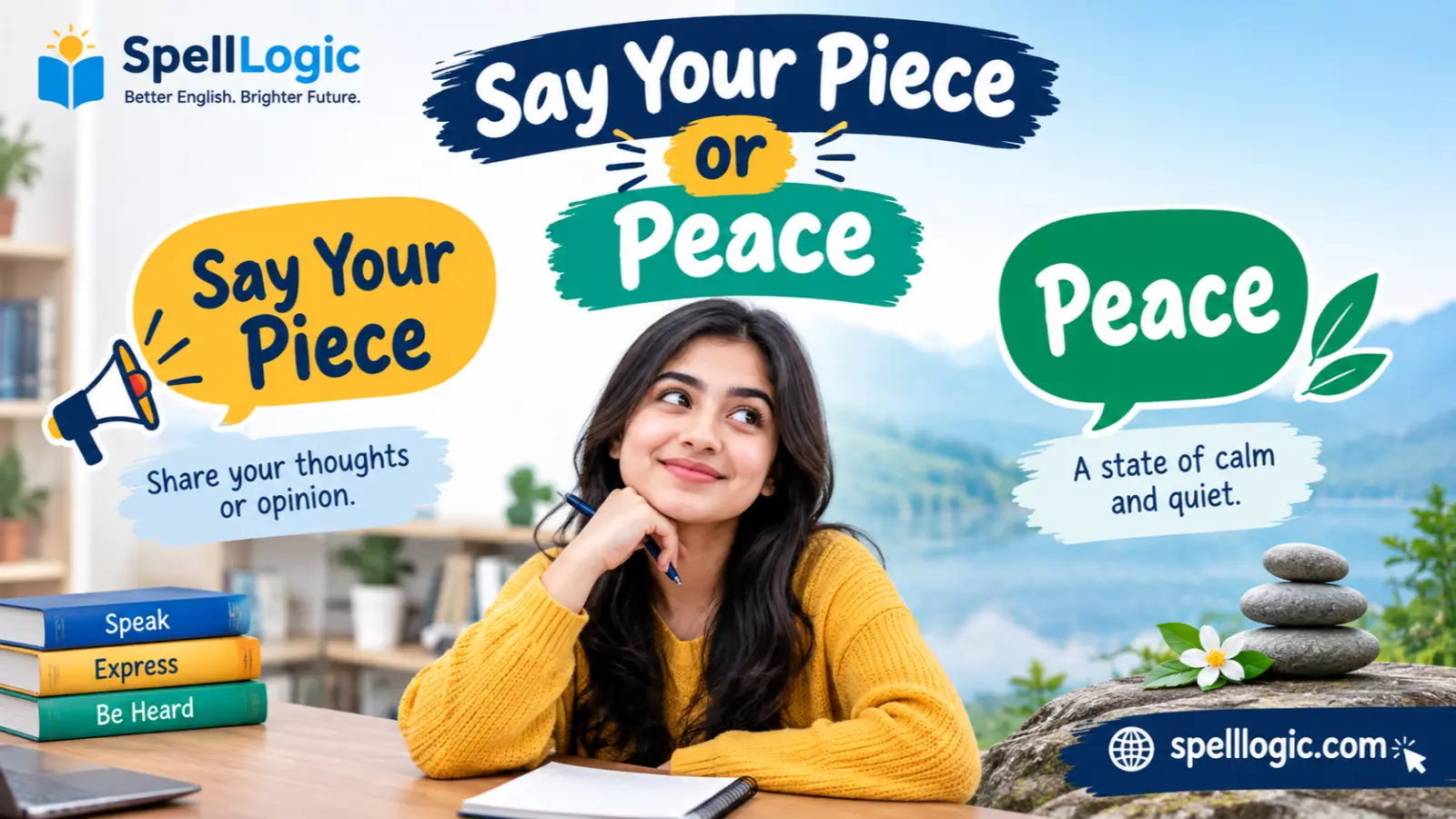 Say Your Piece or Peace