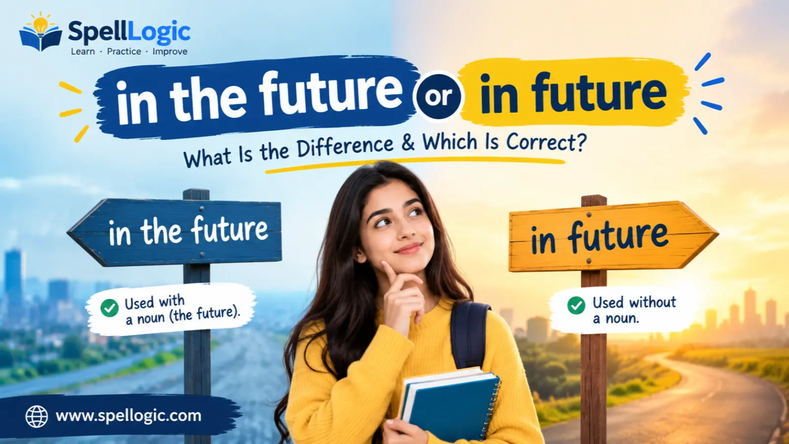 in the future or in future