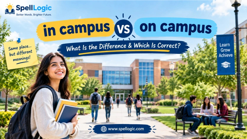 in campus or on campus