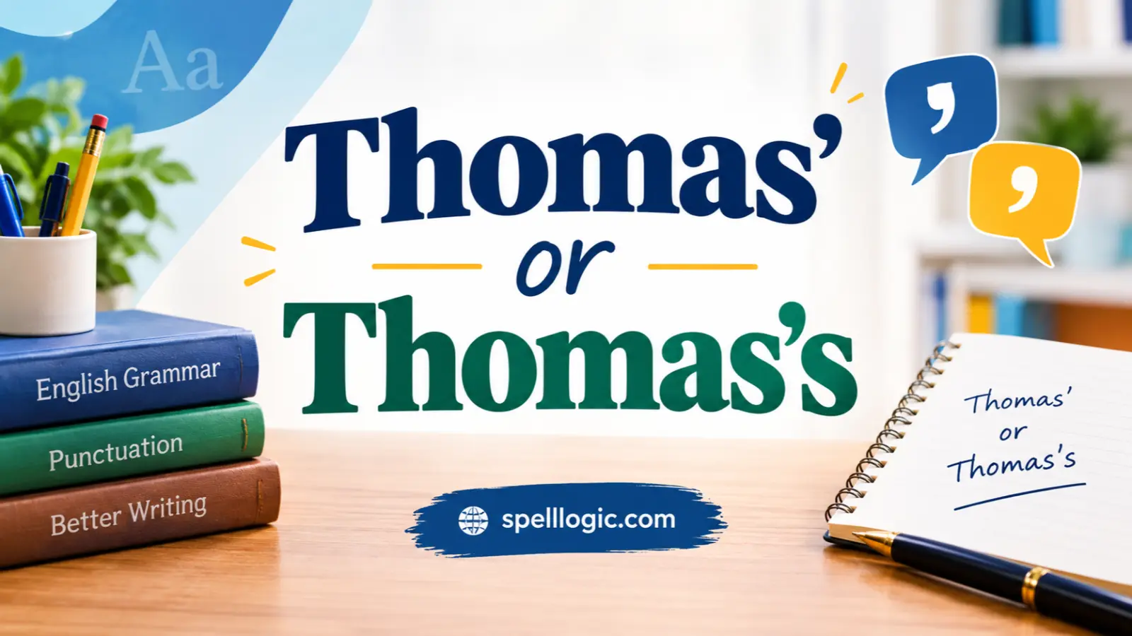 thomas' or thomas's