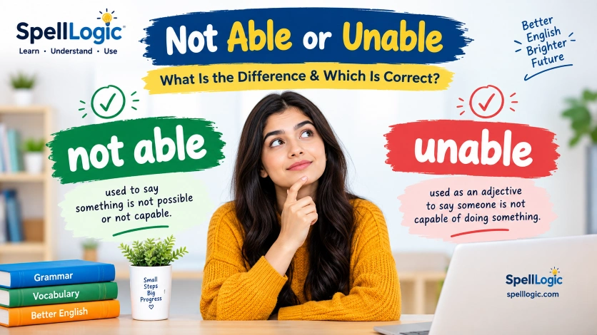 not able or unable
