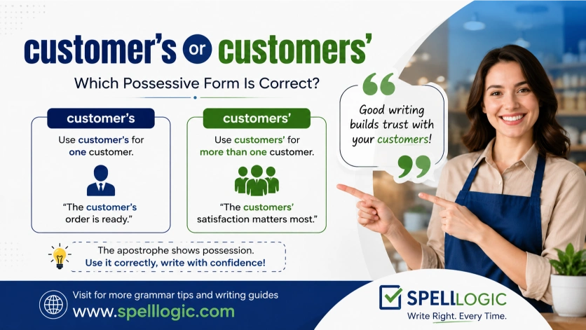 customer's or customers'