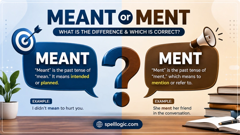 Meant or Ment