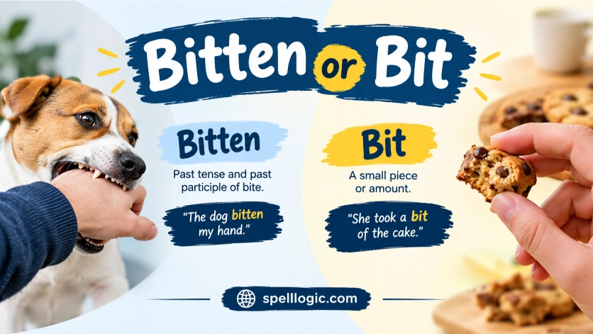 bitten or bit