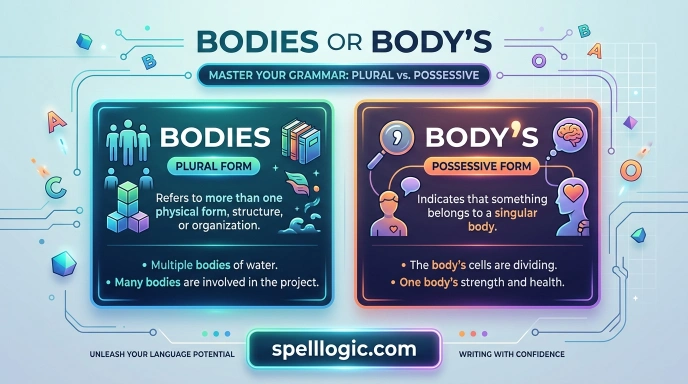 bodies or body's