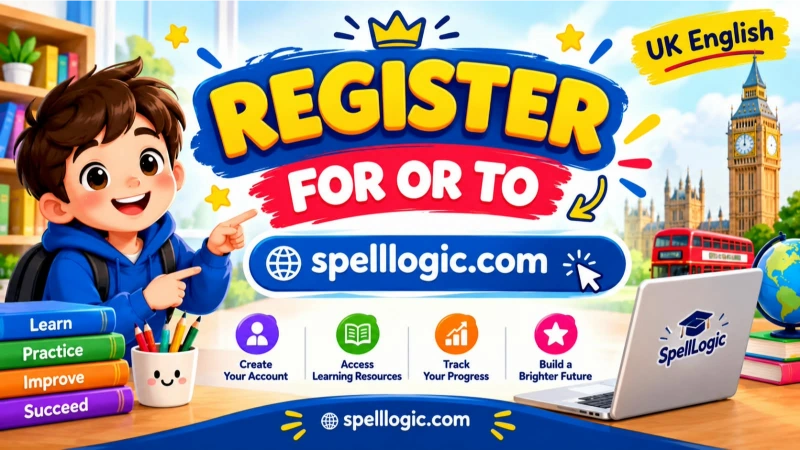 register for or to