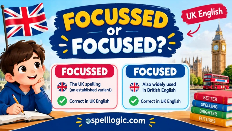 focussed or focused uk